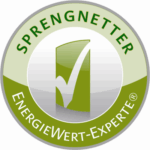 Ratgeber 8 Logo des zertifizierten EnergieWert-Experten von Sprengnetter